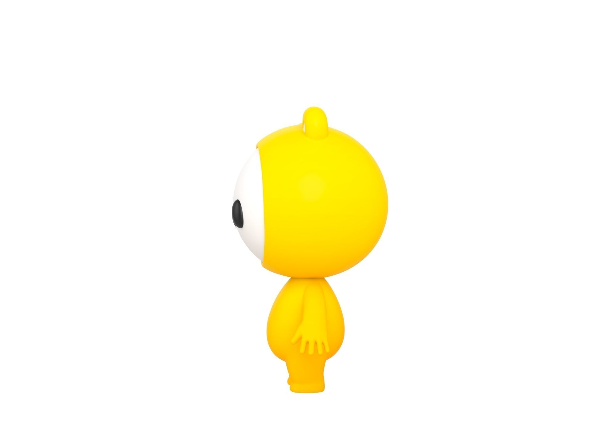 Character264 Rigged Mascot 3D model_13