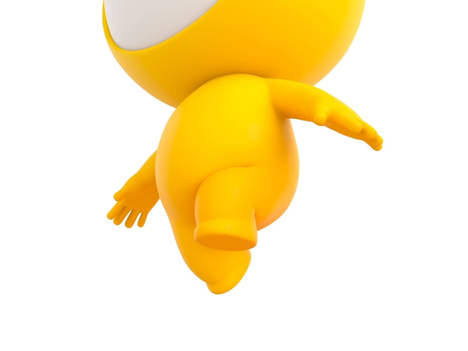 Character264 Rigged Mascot 3D model_6