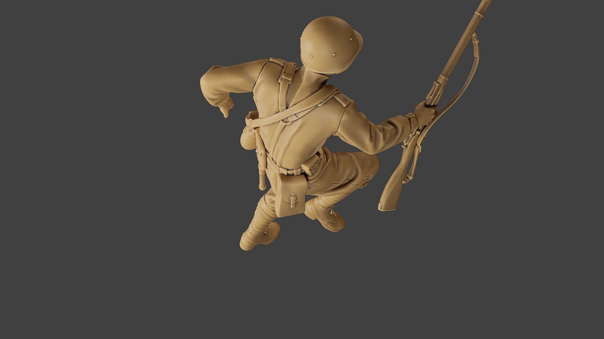 Russian soldier ww2 R3 001 3D print model_23