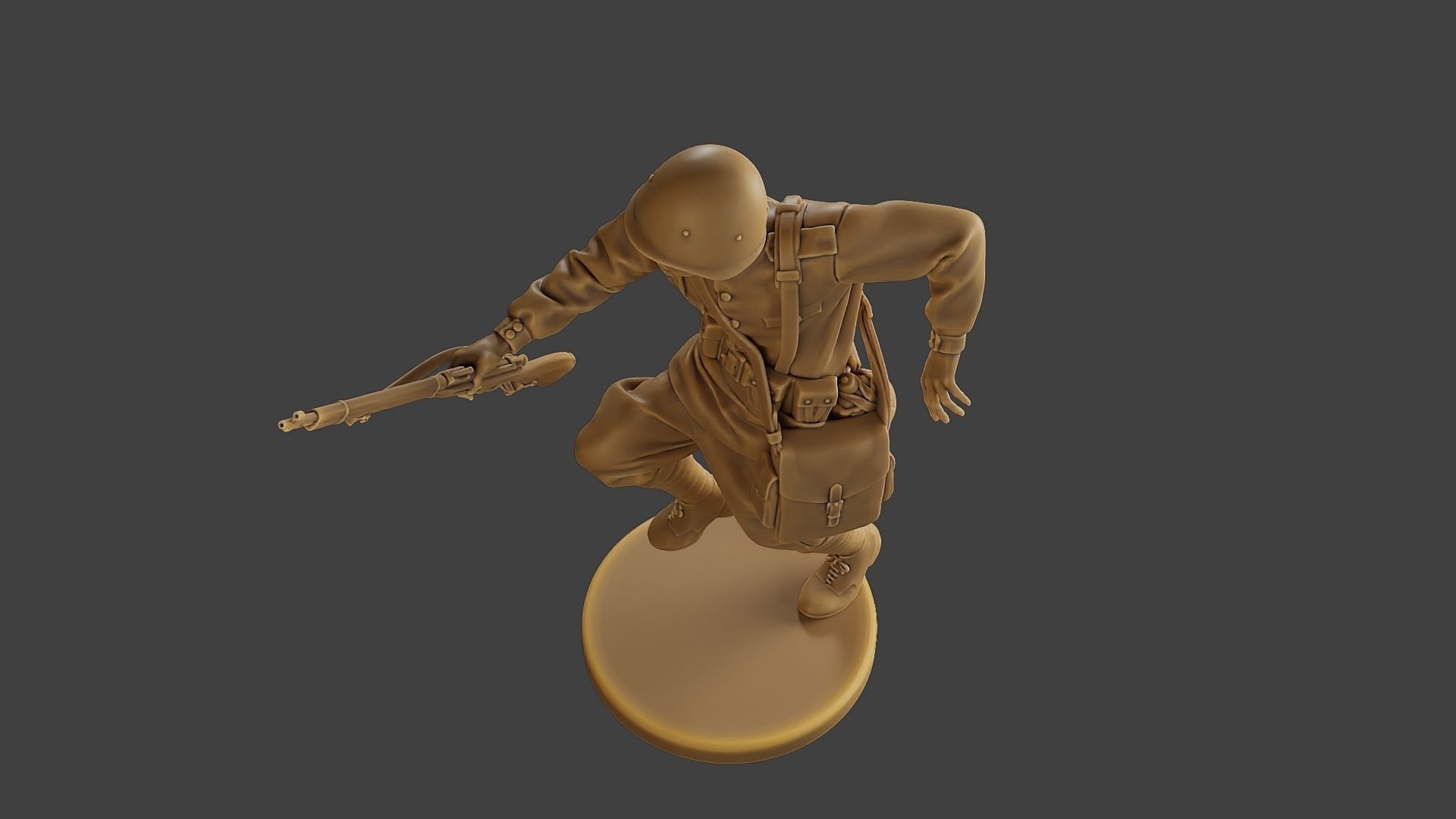 Russian soldier ww2 R3 001 3D print model_15