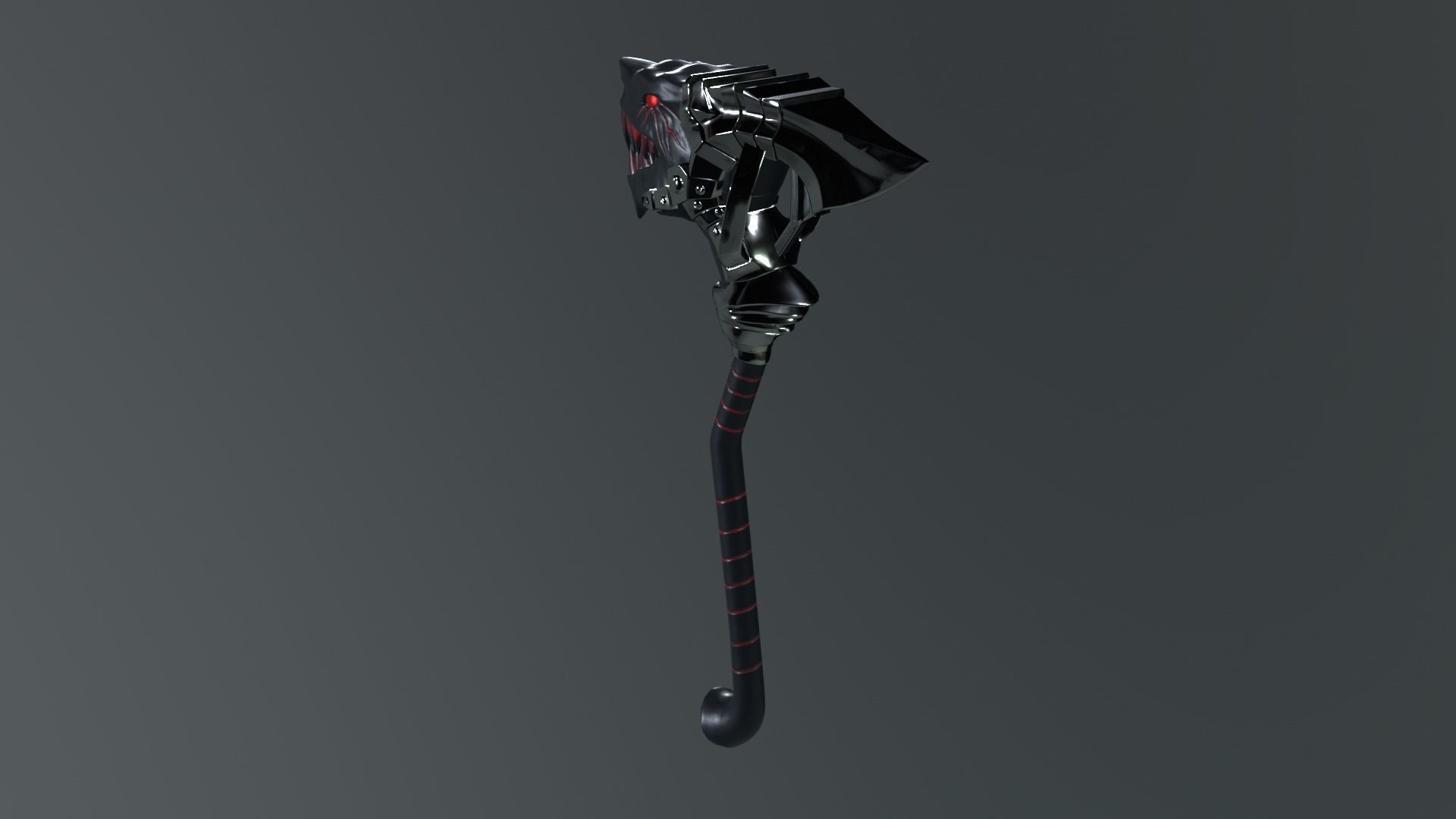 Dino Hammer Low-poly 3D model_3