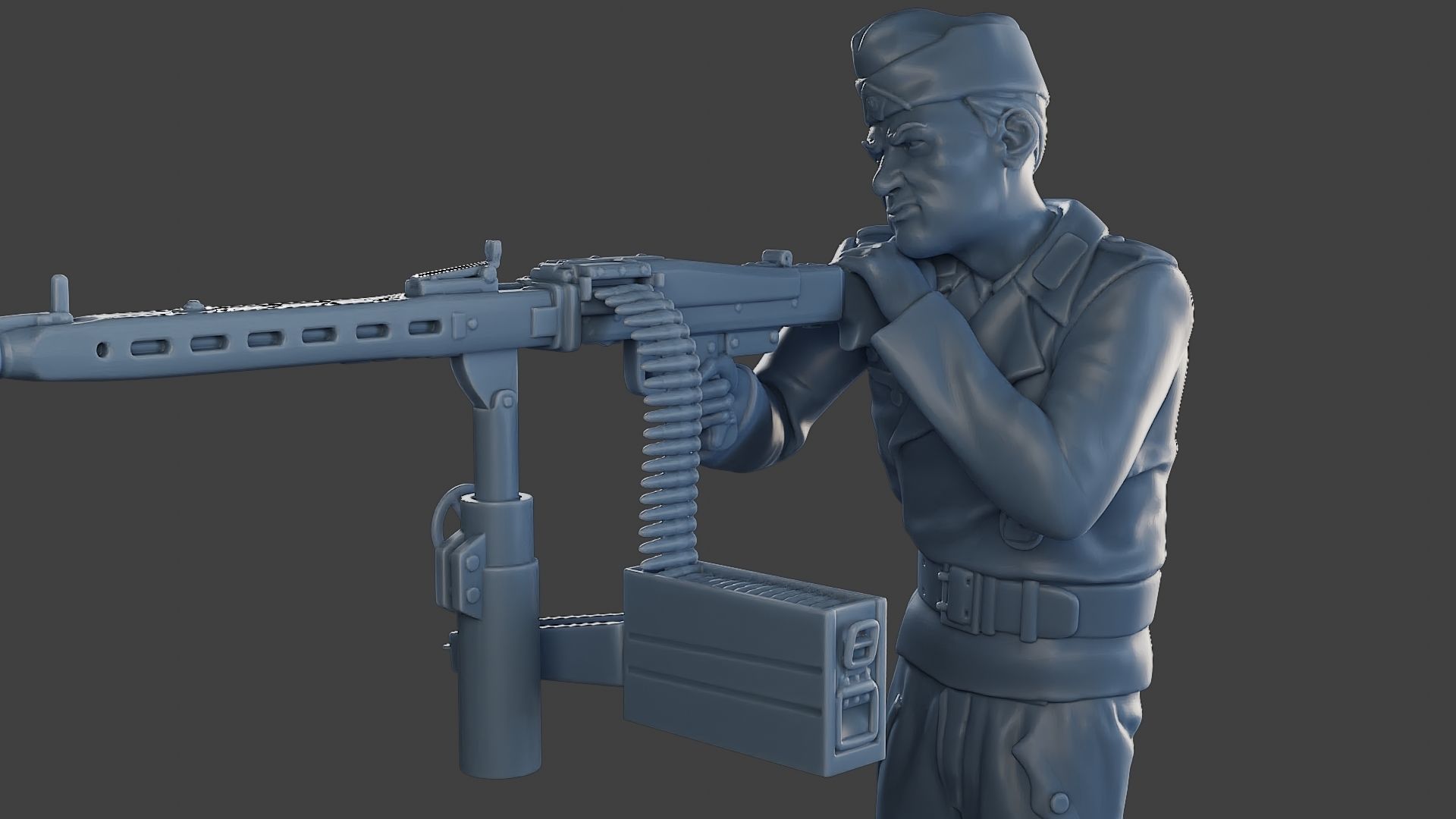 German Tank Crew unit ww2 GTC2 001 3D print model_18