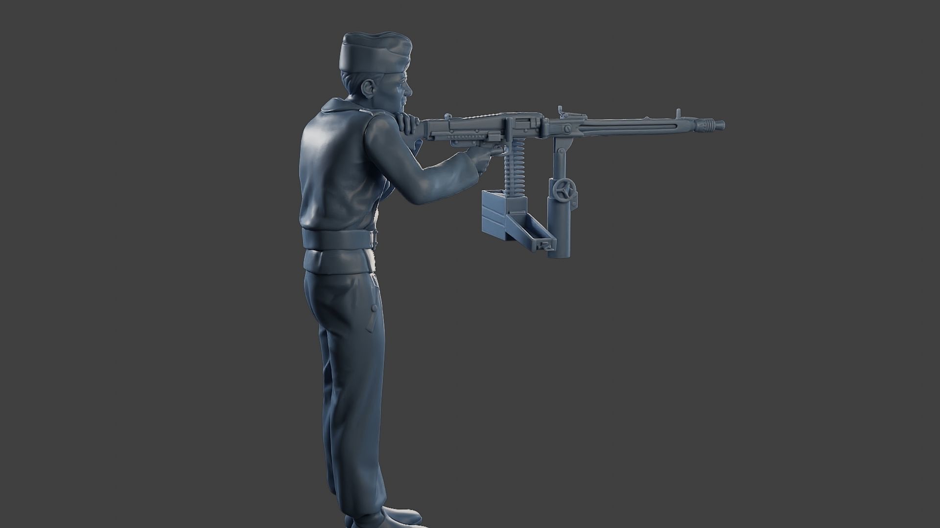 German Tank Crew unit ww2 GTC2 001 3D print model_8