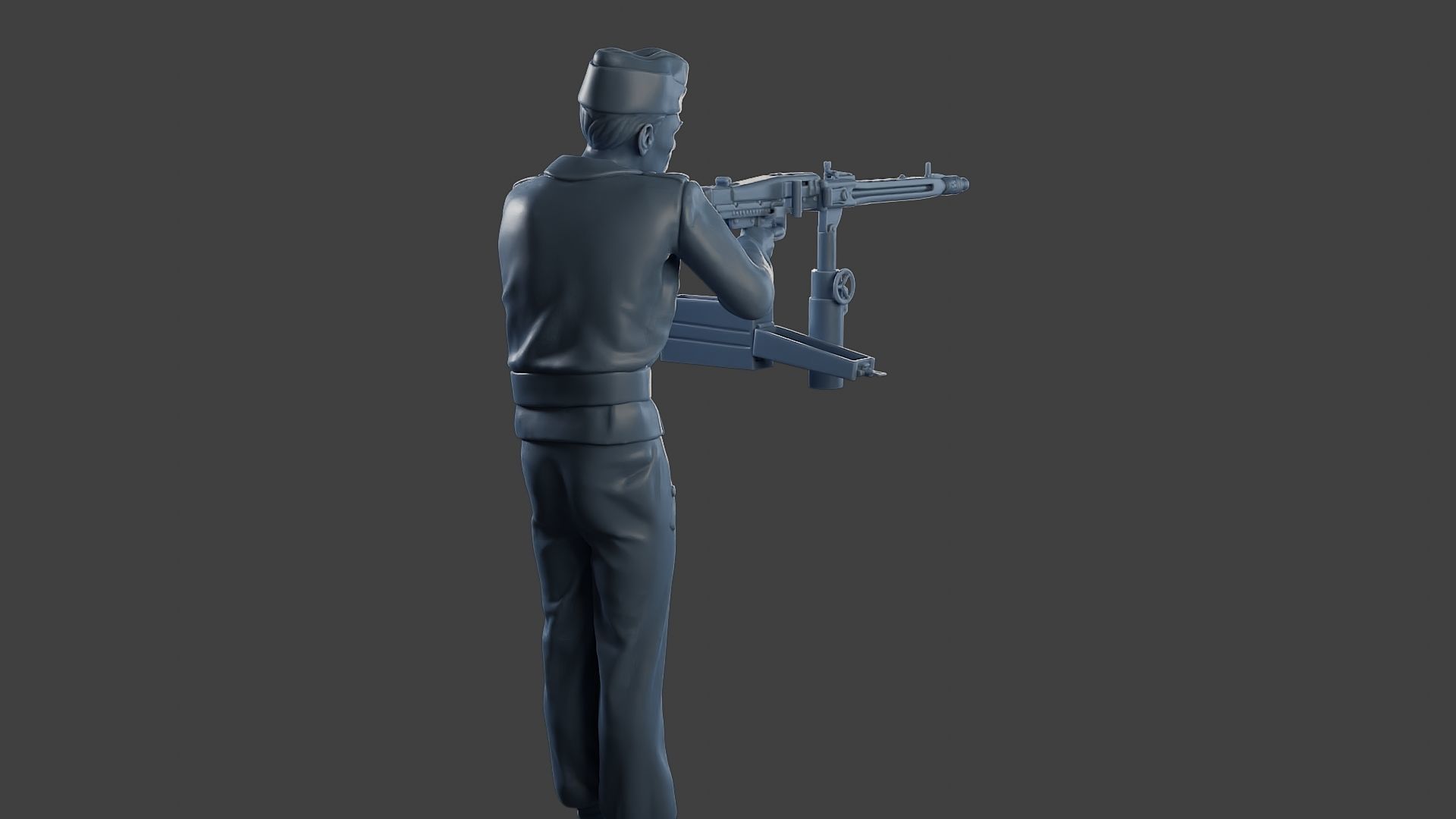 German Tank Crew unit ww2 GTC2 001 3D print model_7