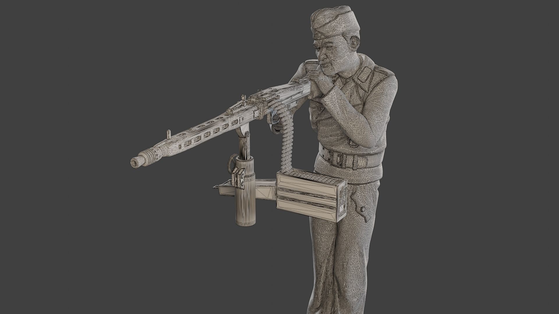 German Tank Crew unit ww2 GTC2 001 3D print model_12
