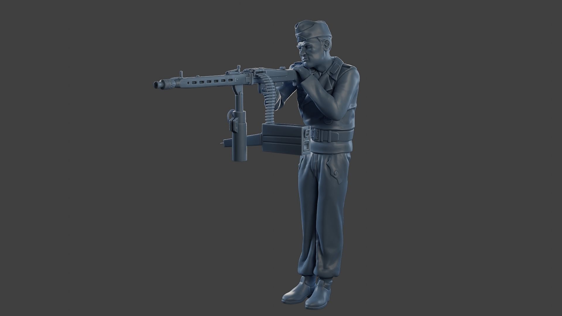 German Tank Crew unit ww2 GTC2 001 3D print model_2