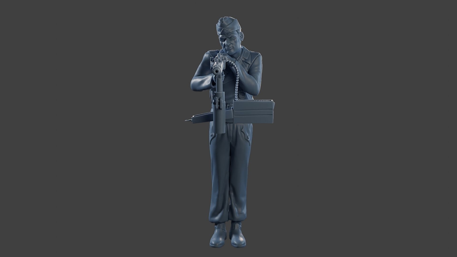 German Tank Crew unit ww2 GTC2 001 3D print model_1