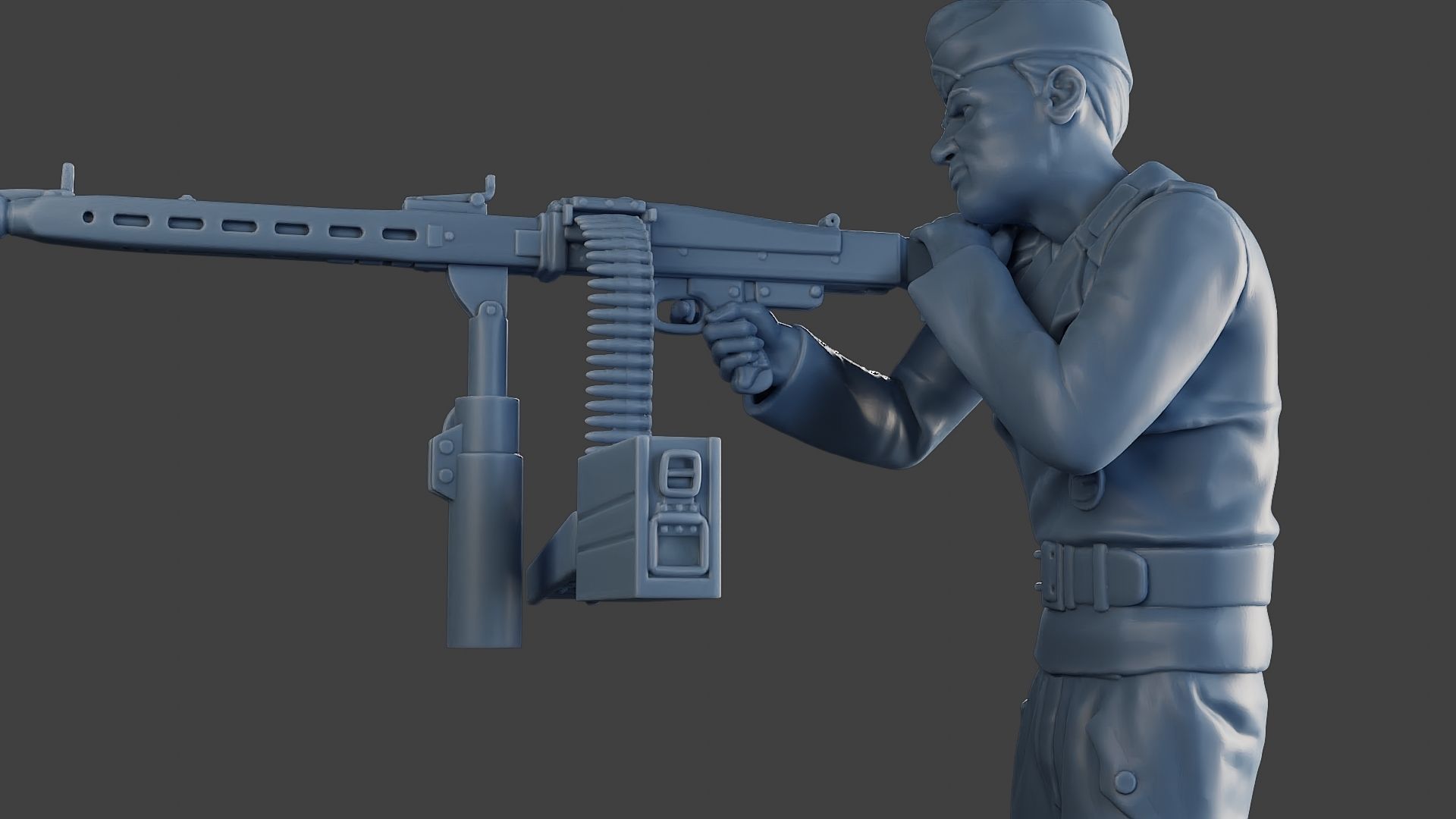 German Tank Crew unit ww2 GTC2 001 3D print model_17