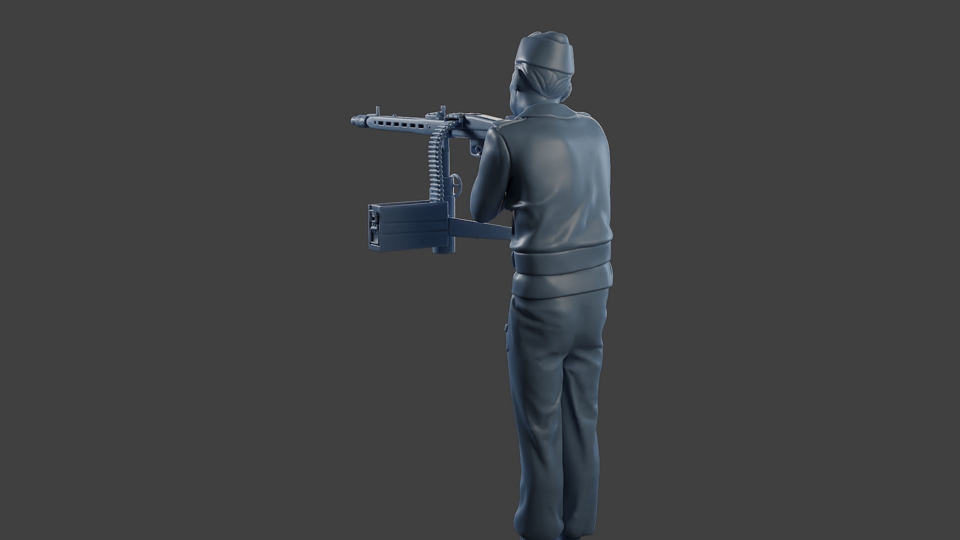 German Tank Crew unit ww2 GTC2 001 3D print model_5