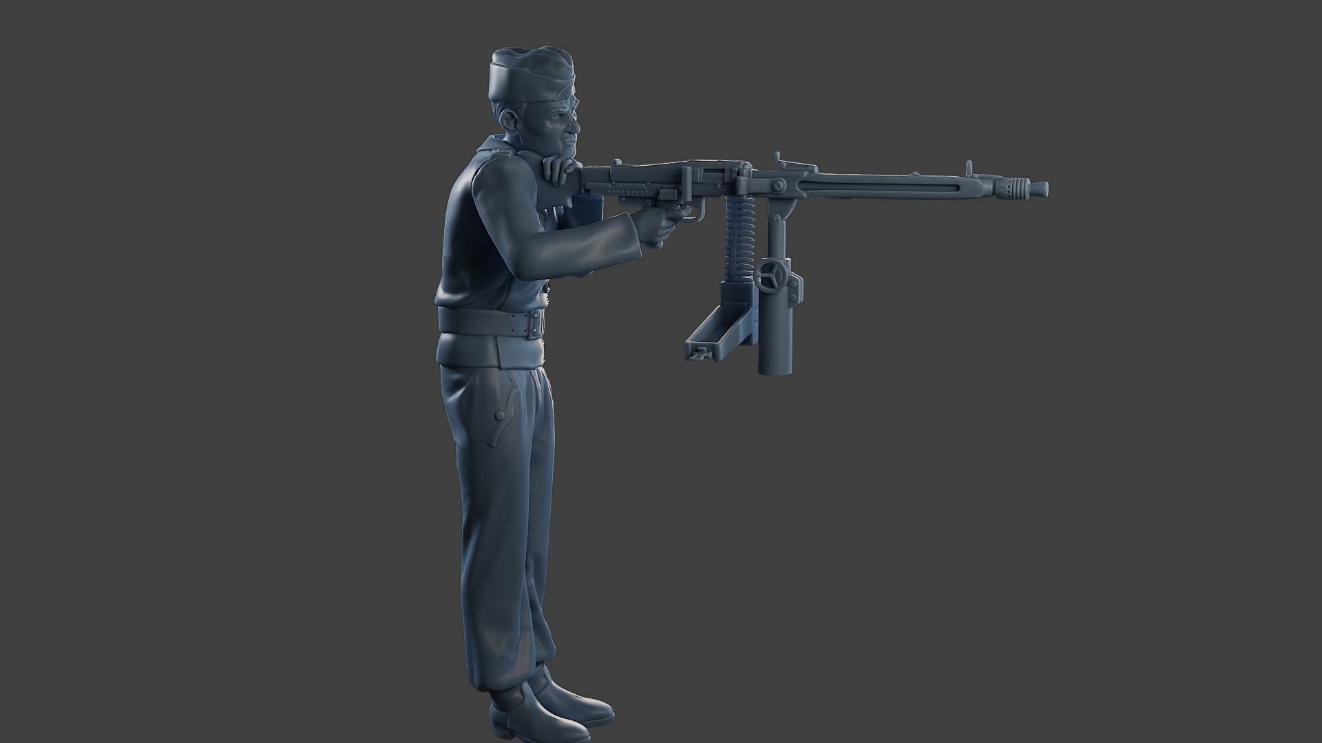 German Tank Crew unit ww2 GTC2 001 3D print model_9