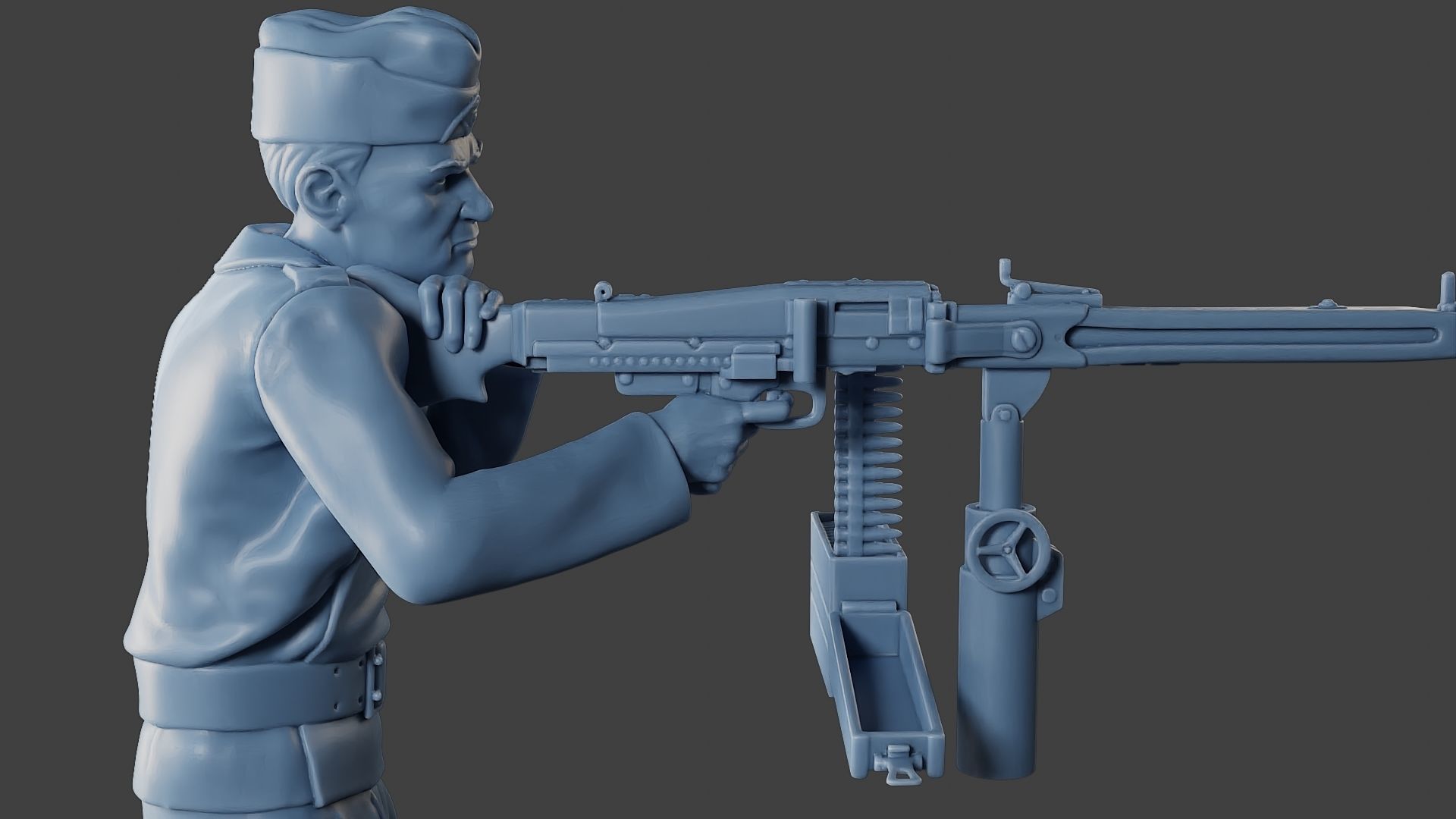 German Tank Crew unit ww2 GTC2 001 3D print model_20