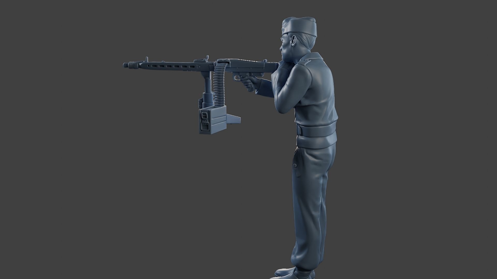 German Tank Crew unit ww2 GTC2 001 3D print model_4