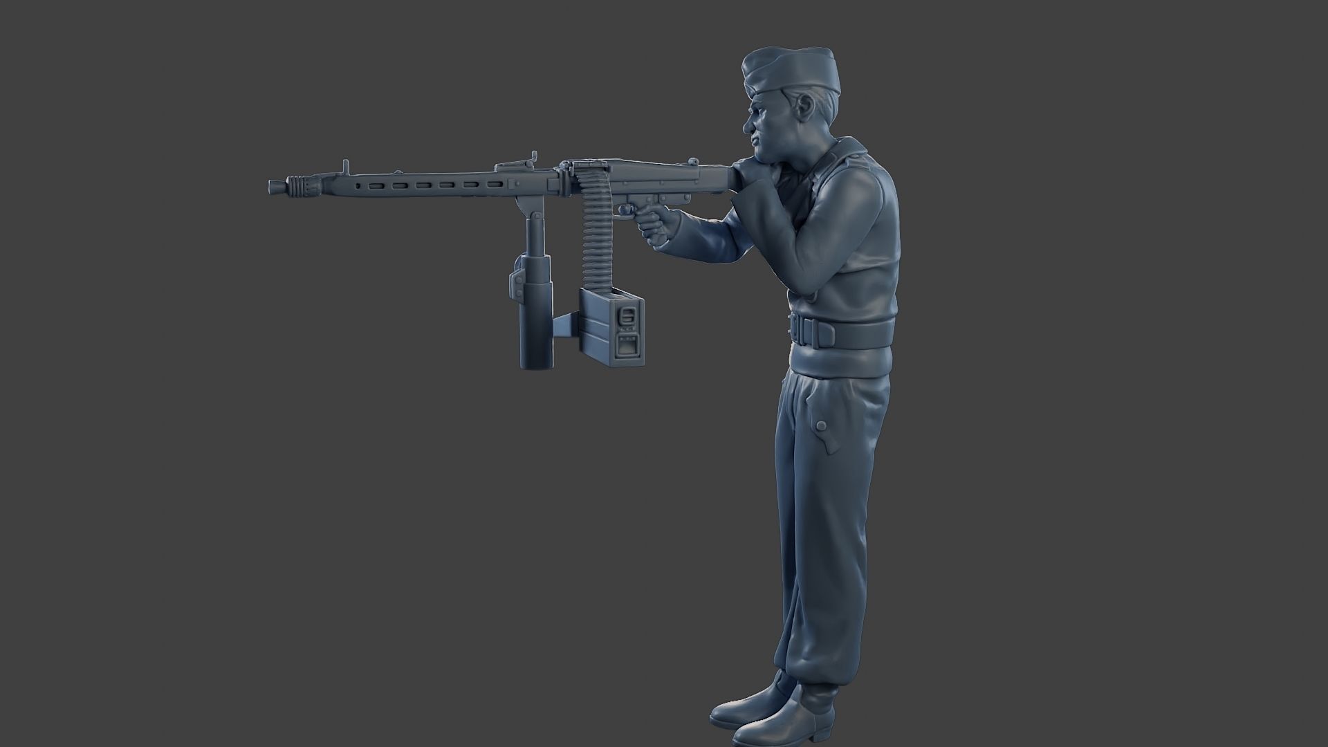German Tank Crew unit ww2 GTC2 001 3D print model_3