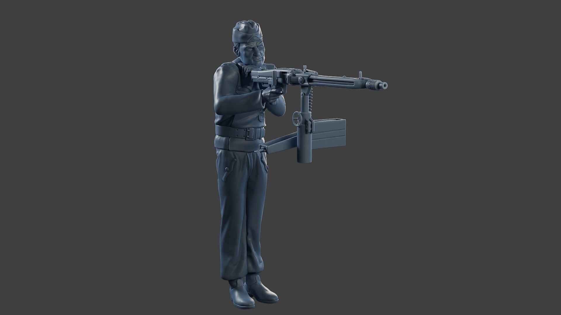 German Tank Crew unit ww2 GTC2 001 3D print model_10
