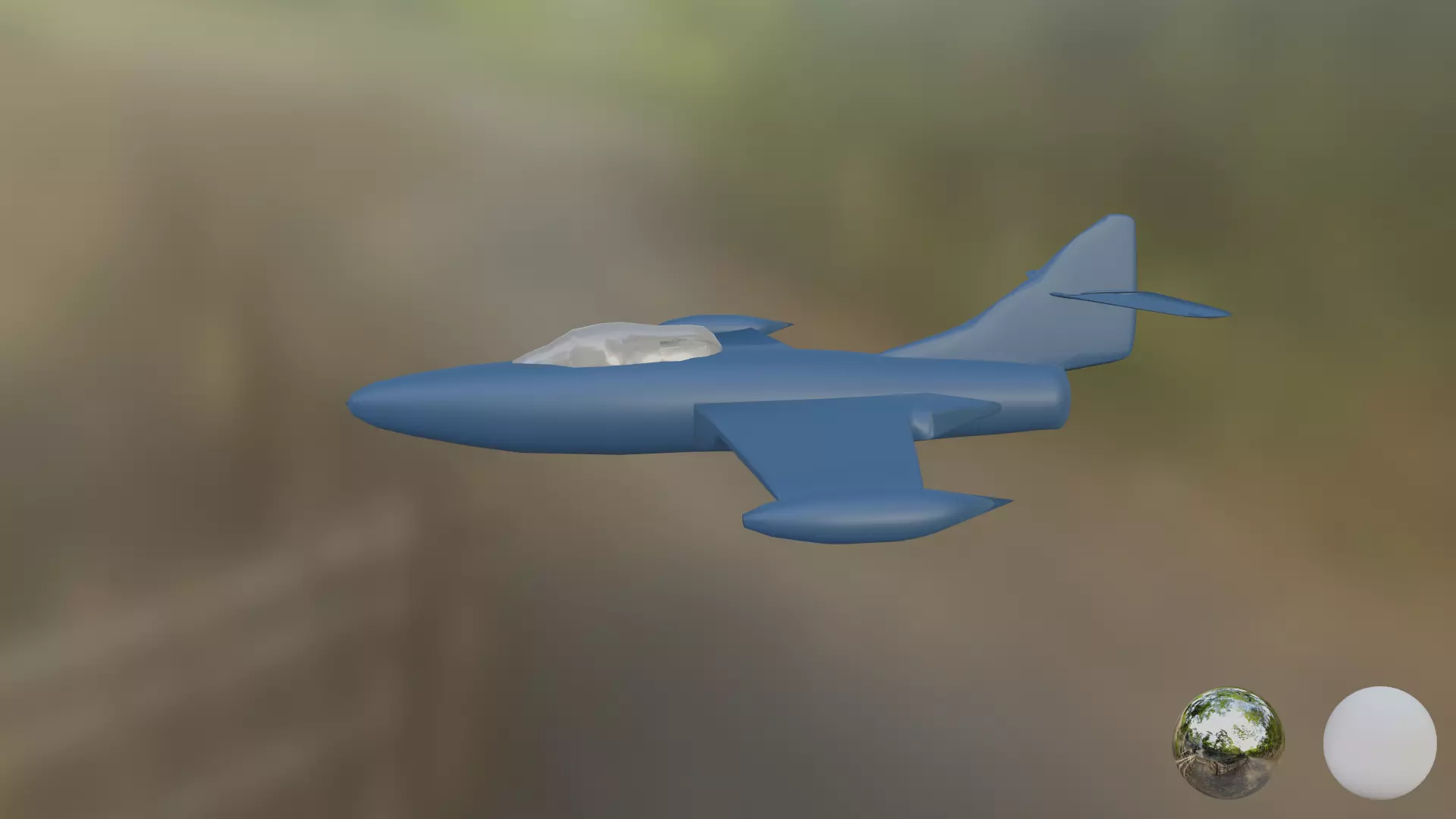 F9F-2 Panther 3D model_0