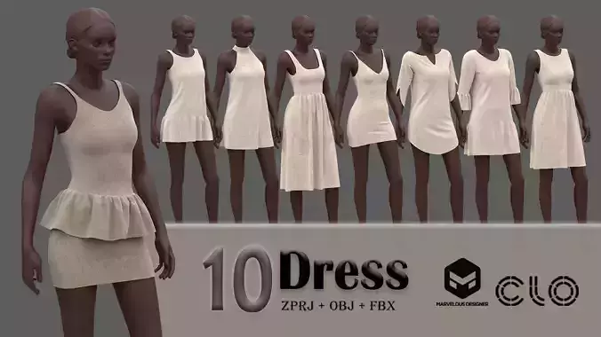 10 Female Dress