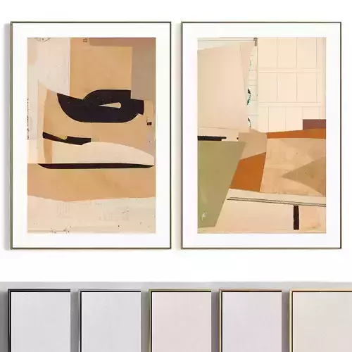 Plaster Two Photo Frame 424