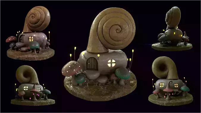Snail Fairy House