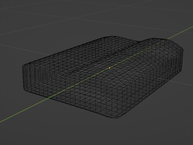 Cushion Pillow with Texture 3D model_1