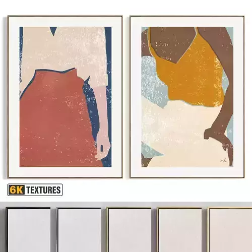 Plaster Two Photo Frame 425