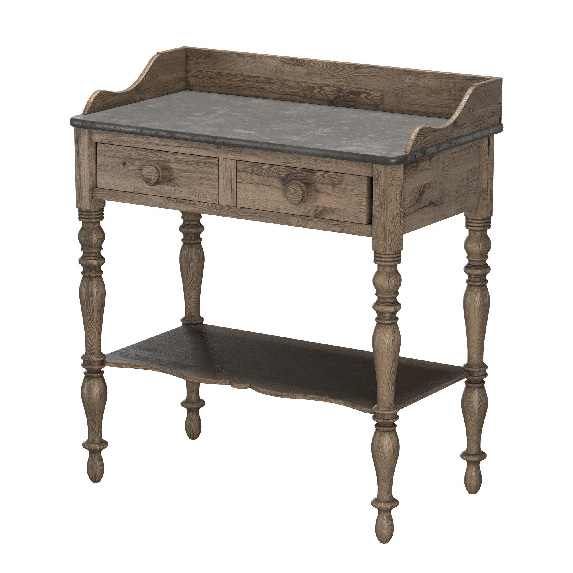Console Dressing table Vita 3D model_2