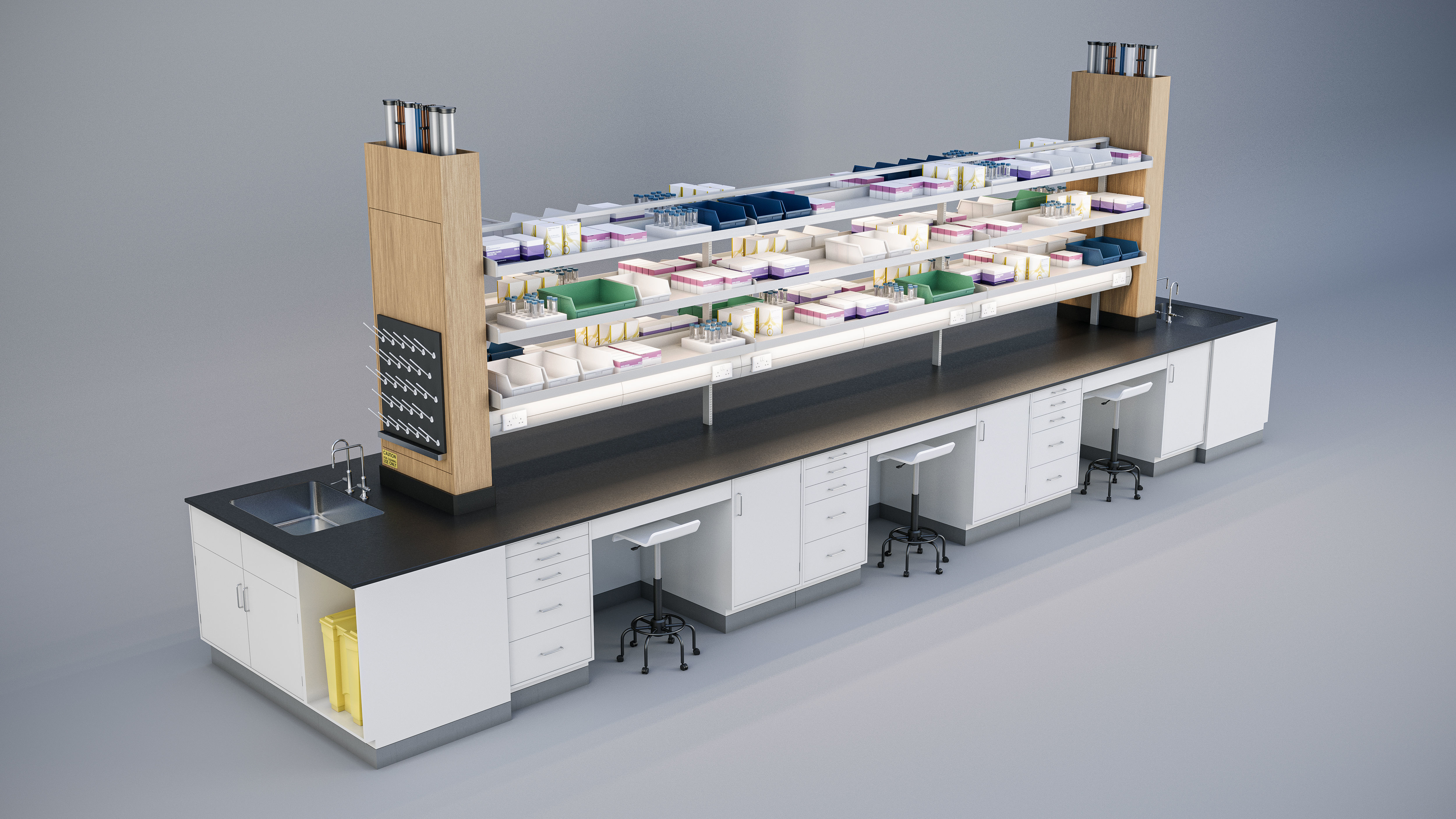 Laboratory - Workspace 3D model_4