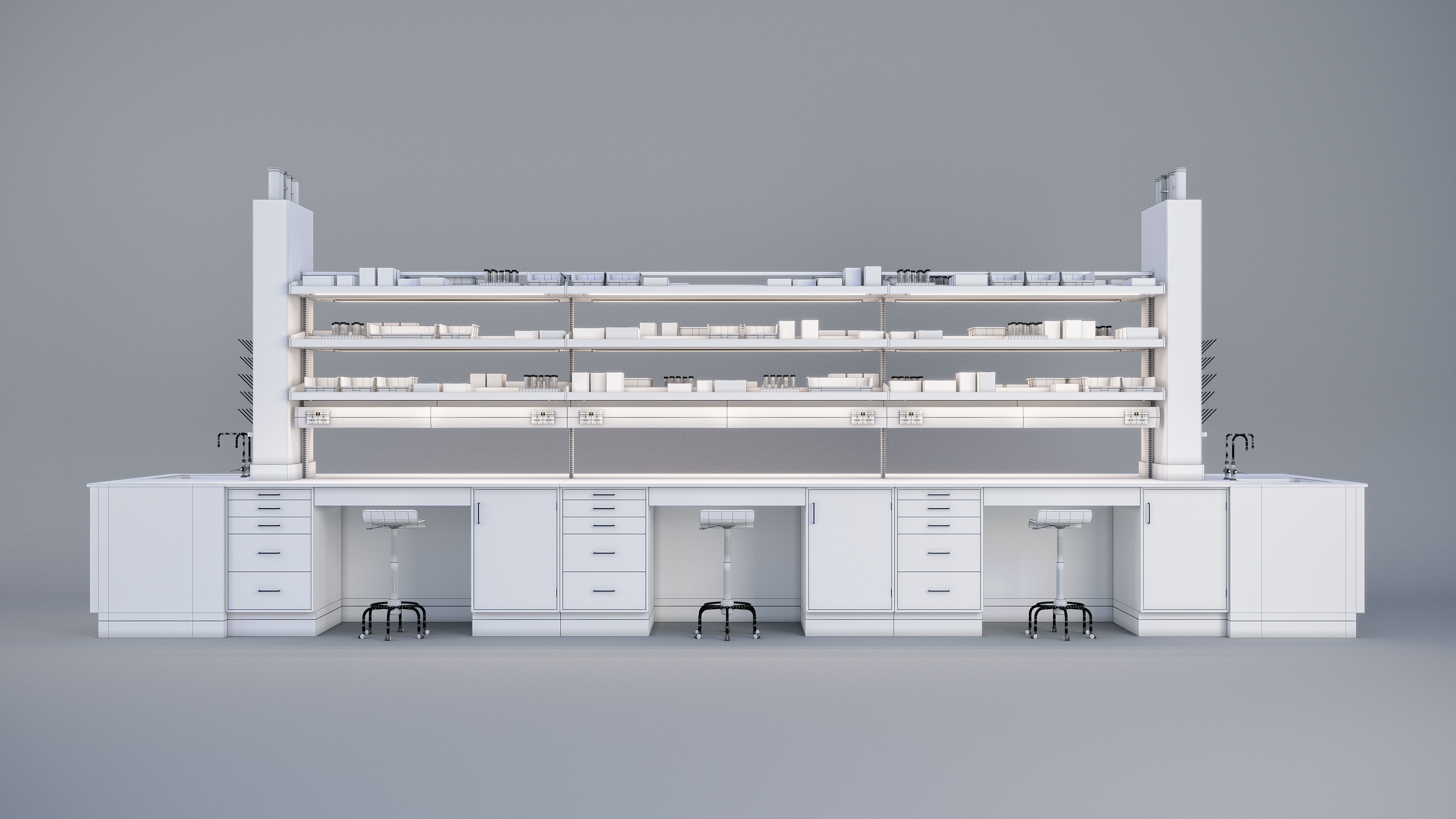 Laboratory - Workspace 3D model_3
