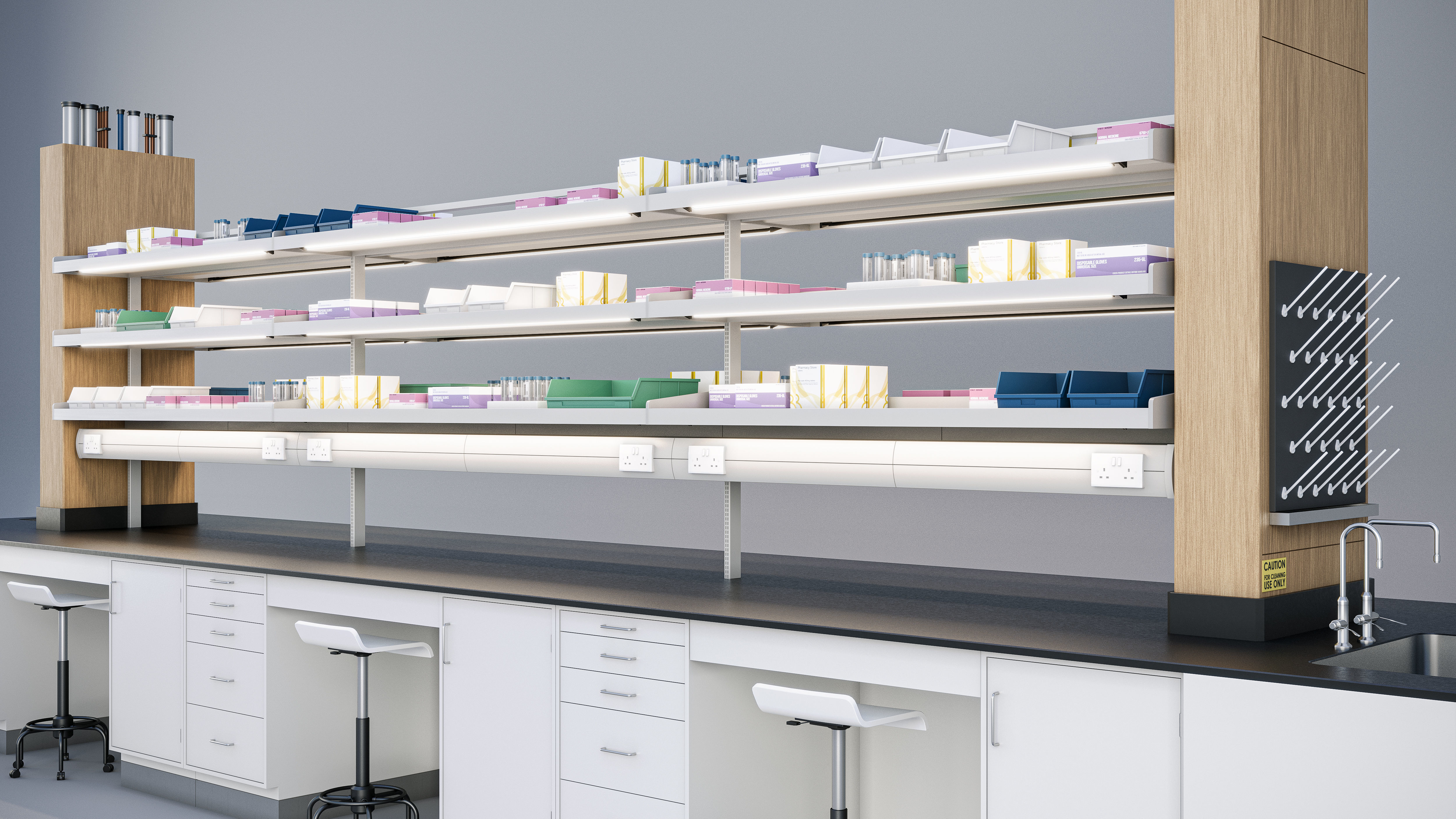 Laboratory - Workspace 3D model_6