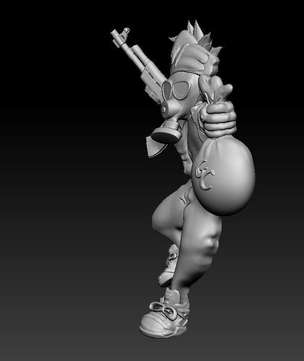 GAS Man  3D print model_2