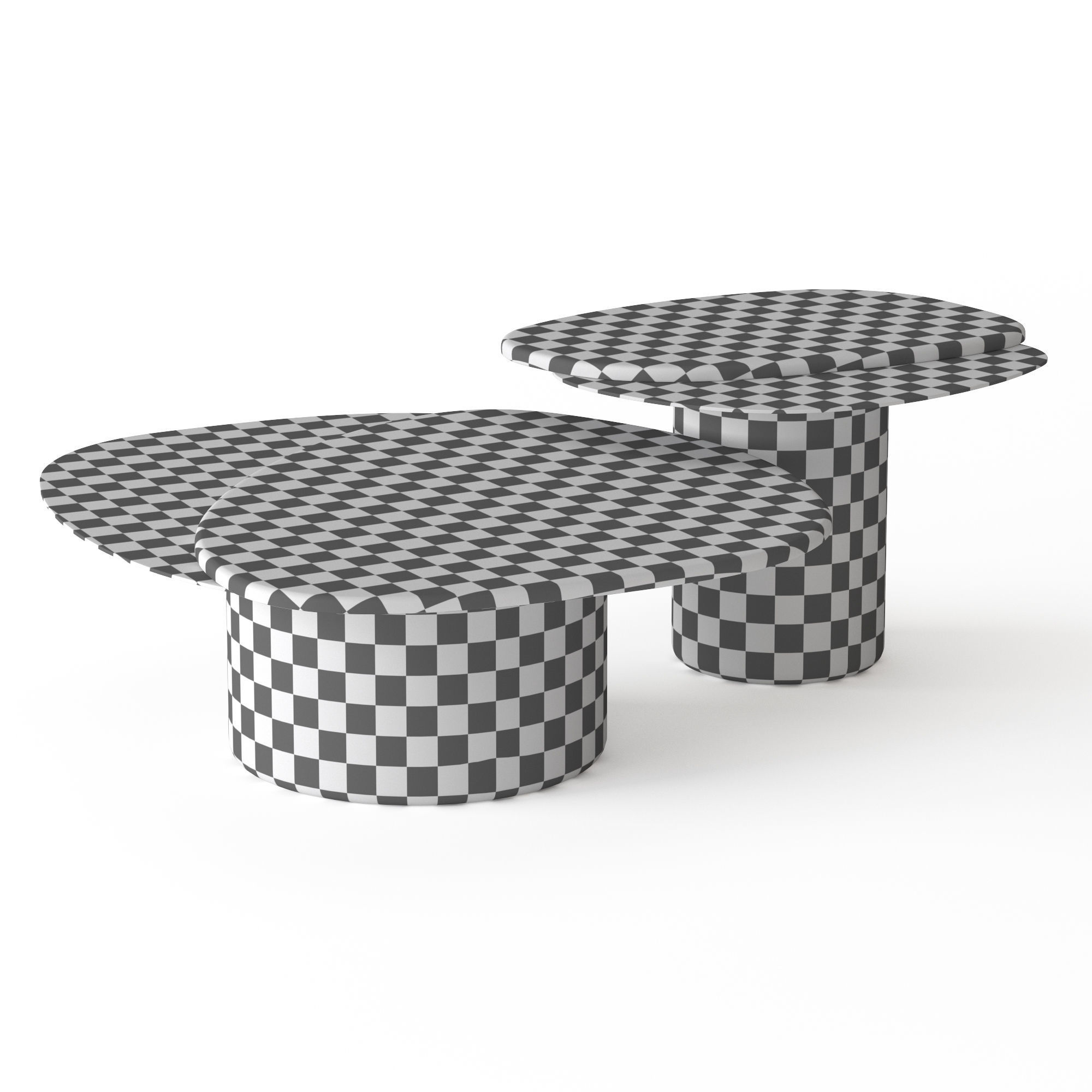Natuzzi Splash coffee tables 3D model_6
