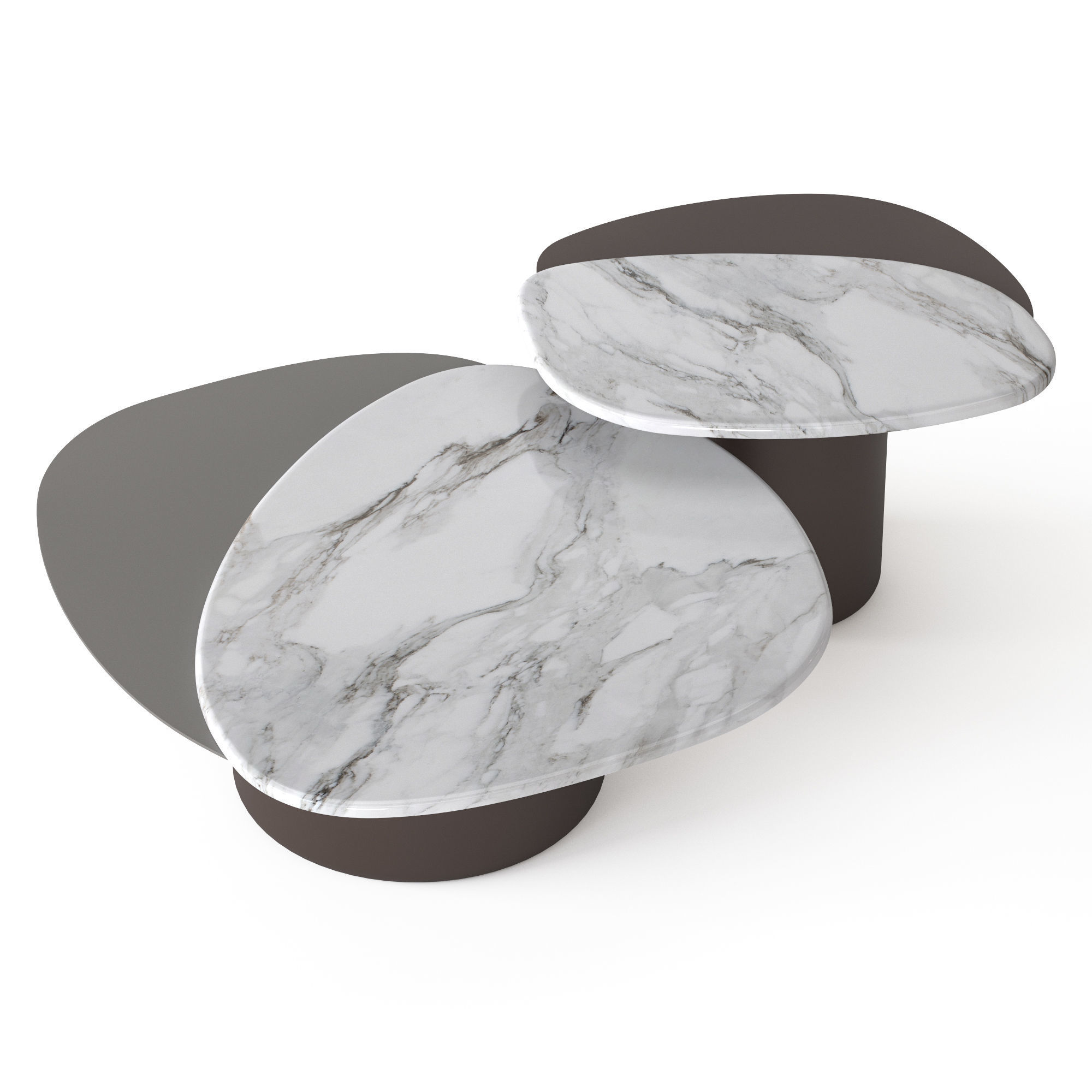 Natuzzi Splash coffee tables 3D model_5