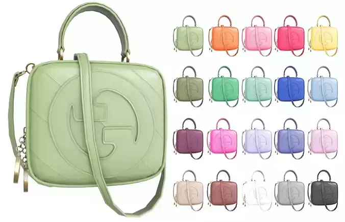 GUCCI BLONDIE HandBag - 3d Model Low-poly