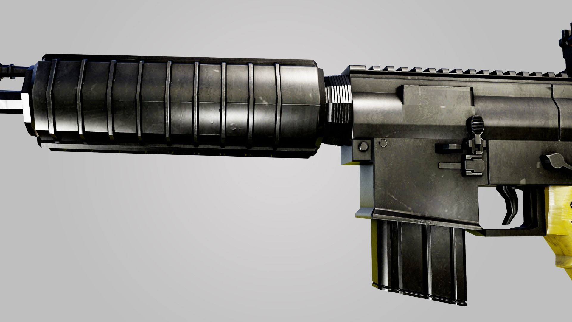 HK 416 Assault Rifle 3D model | CGTrader