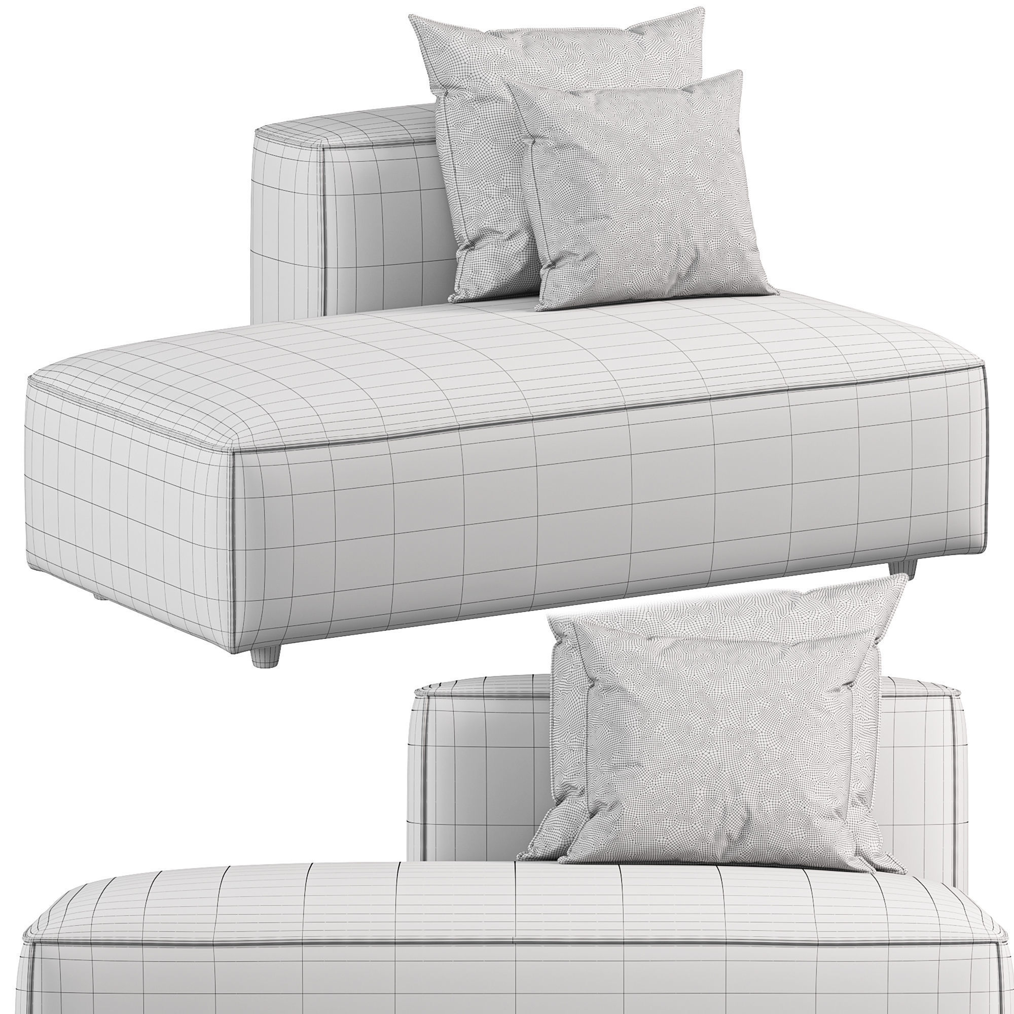  Coburn Bumper Sofa By Arhaus 3D model_2