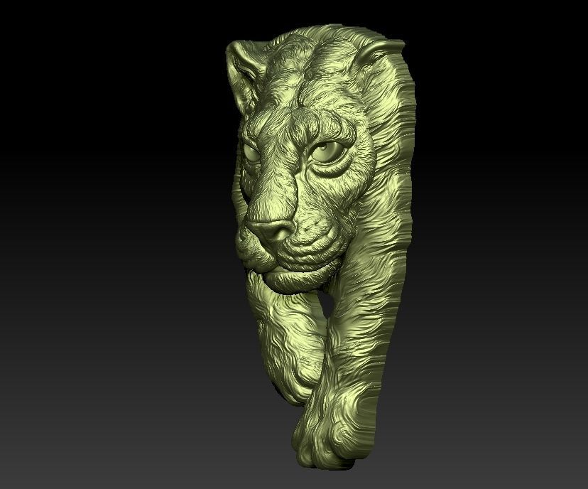 Panther Logo 3D print model_3