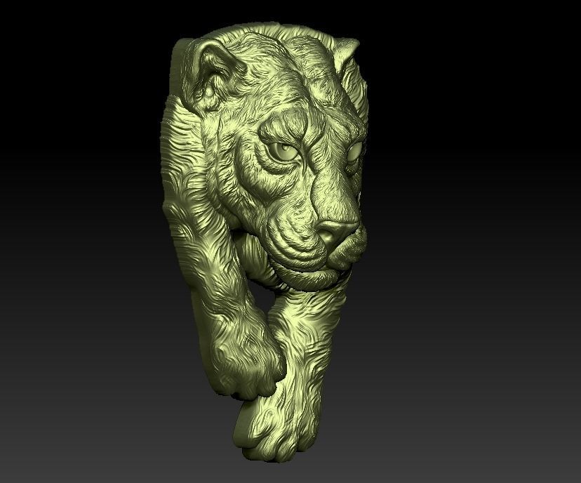 Panther Logo 3D print model_2