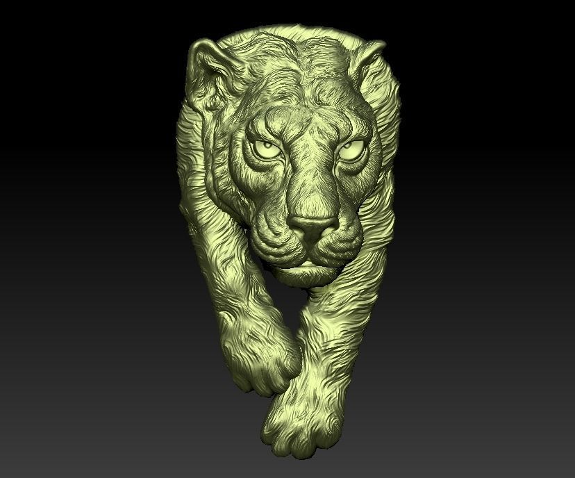 Panther Logo 3D print model_1