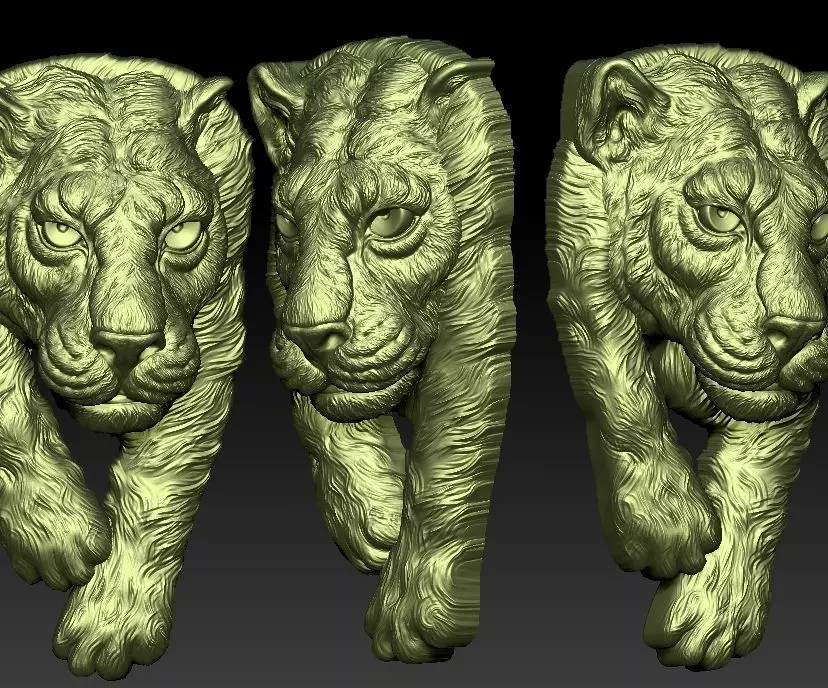 Panther Logo 3D print model_0