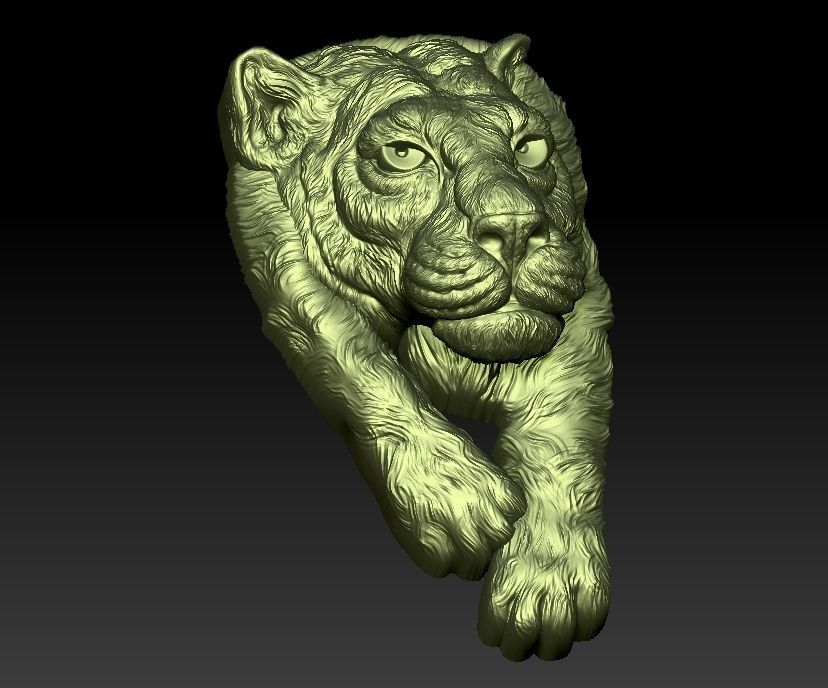 Panther Logo 3D print model_5