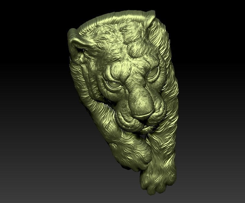 Panther Logo 3D print model_4