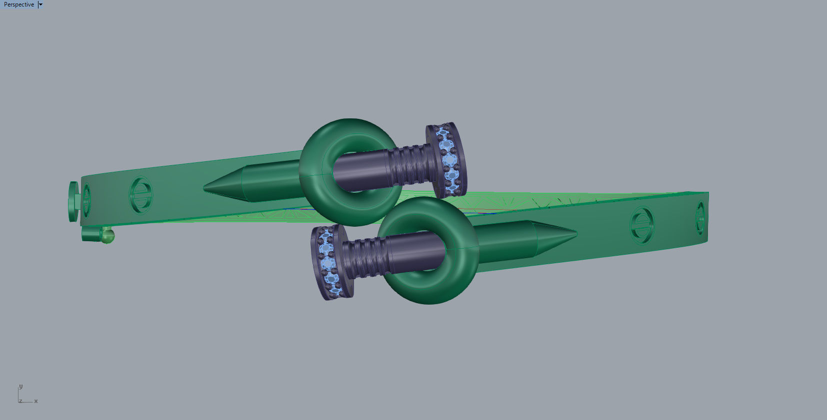 bracelet nails 3D print model_2