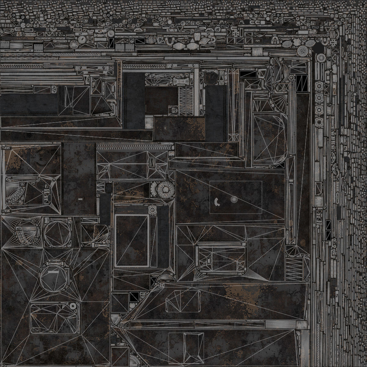 M113 APC Destroyed Game Ready Low-poly 3D model_9