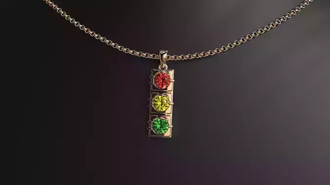 Traffic Light Pendant 