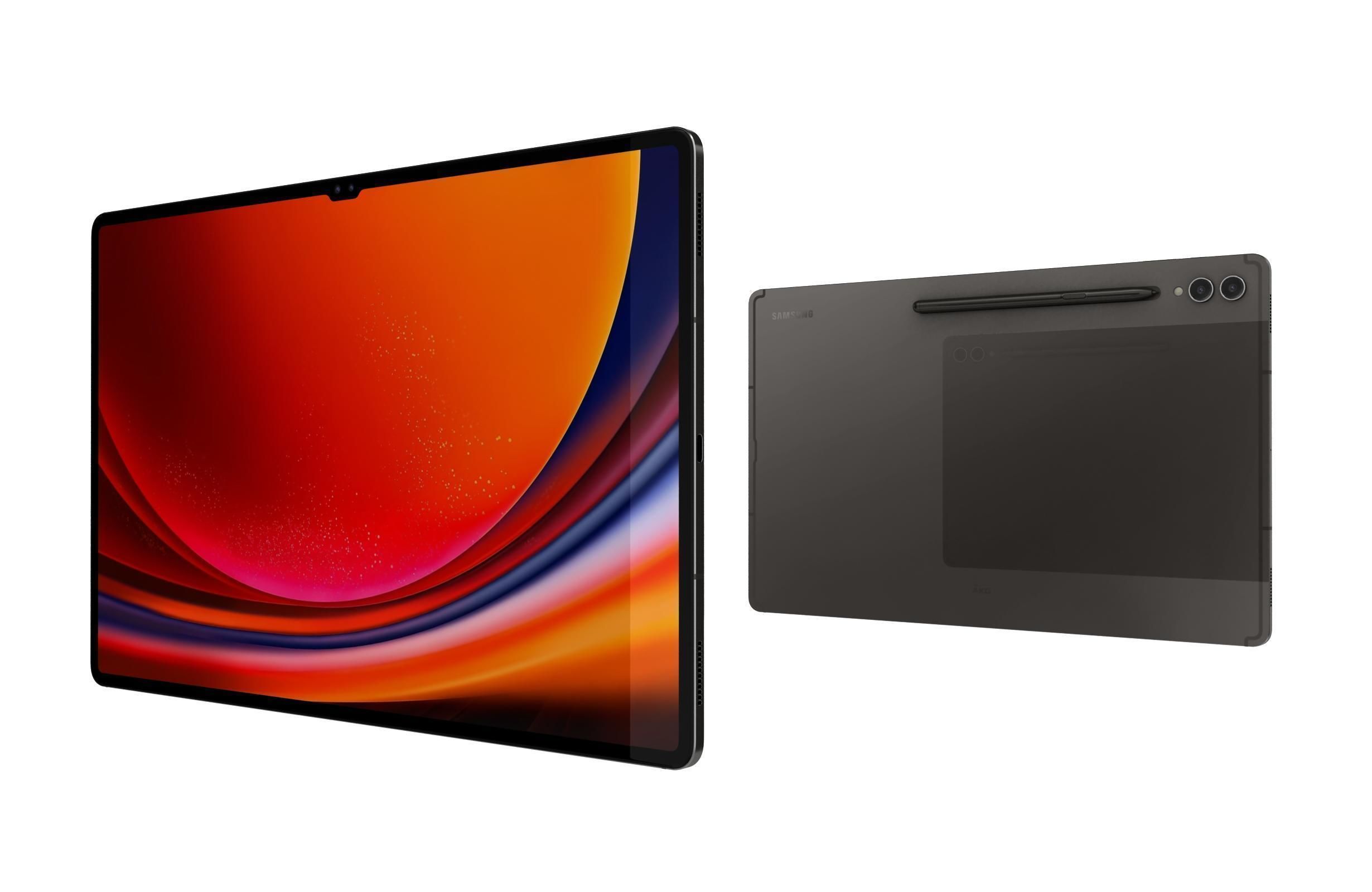 Samsung Galaxy Tab S9 Ultra Black 3D model_6