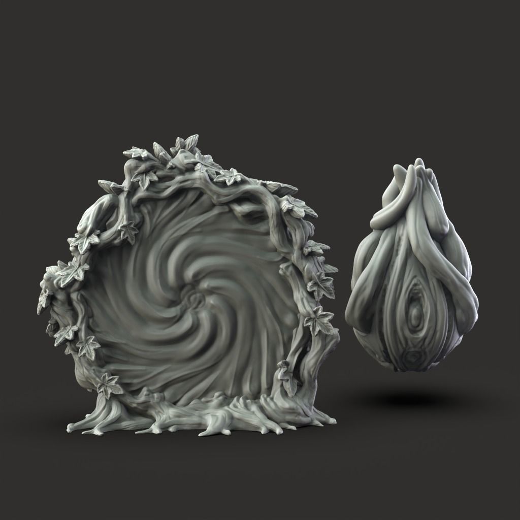Portal Seed - 3D Printable TTRPG - PRESUPPORTED - 32mm Scale 3D print model_4