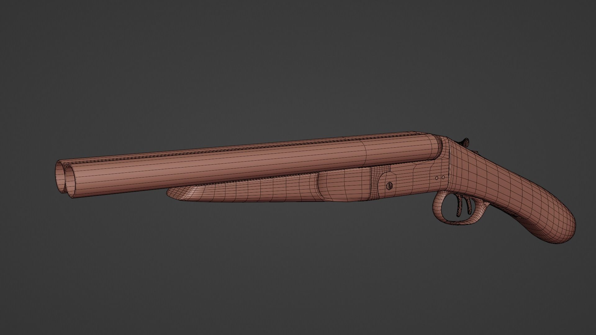 Shotgun 3D model_4