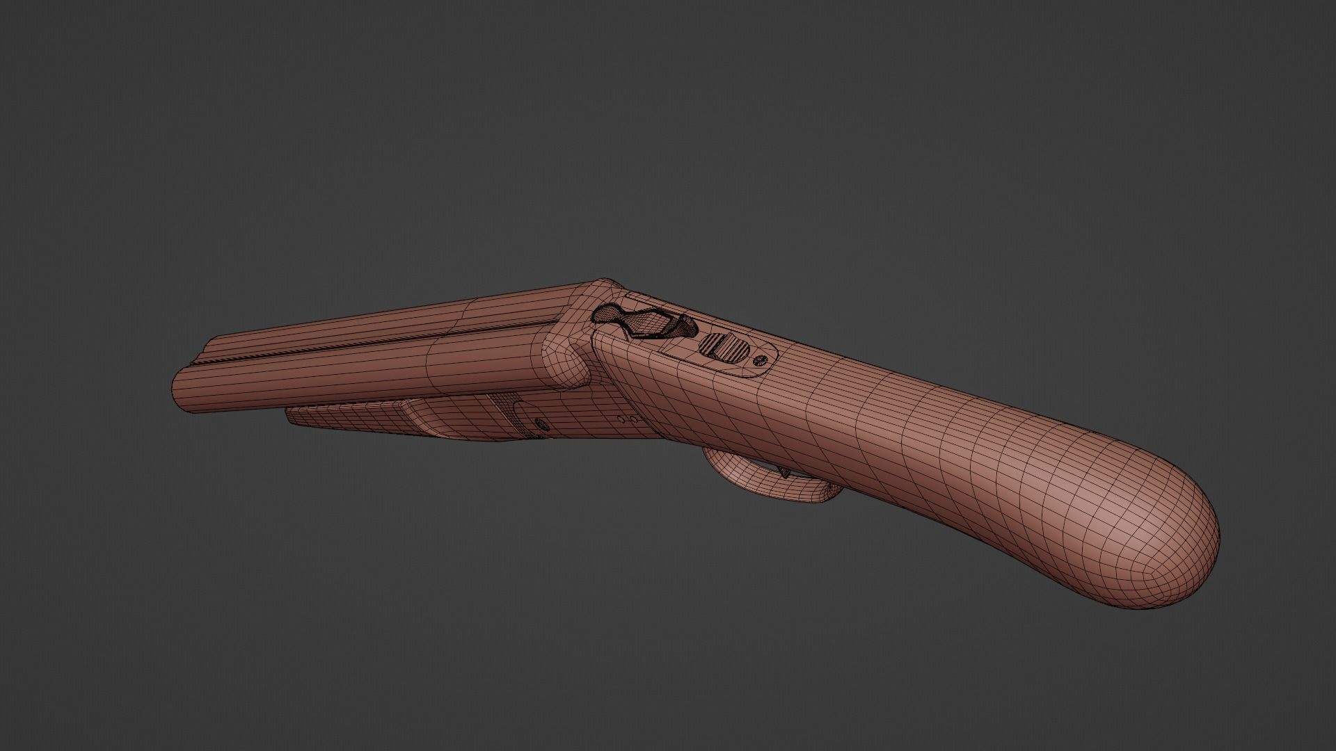 Shotgun 3D model_5