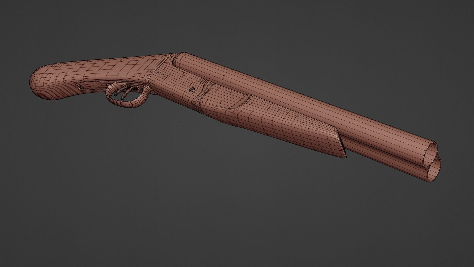 Shotgun 3D model_6