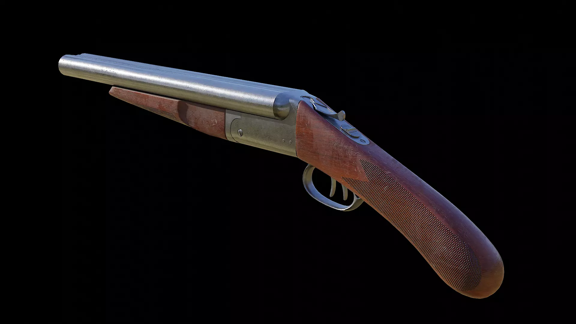 Shotgun 3D model_0