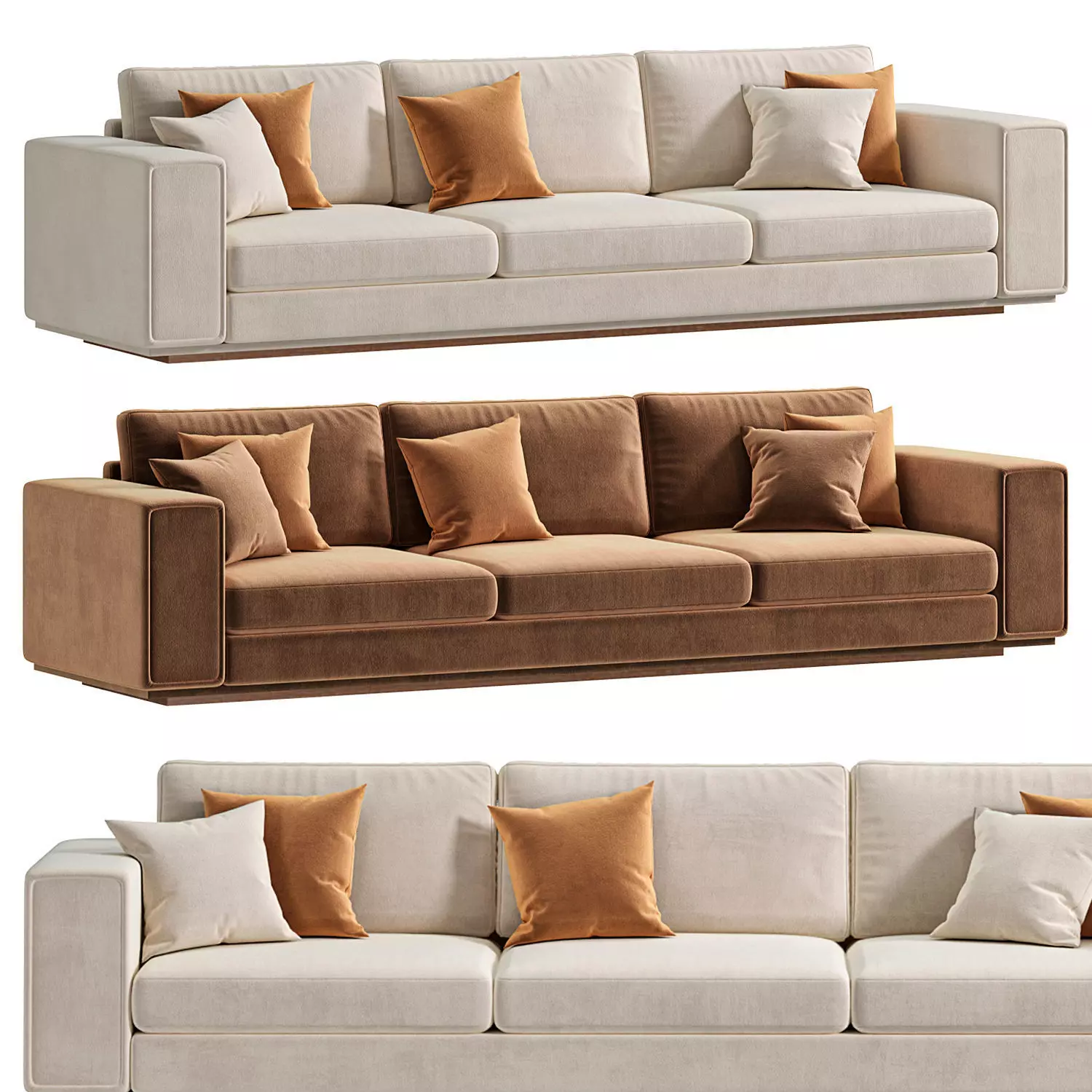 Sublime sofa by stylishclub 3D model_0